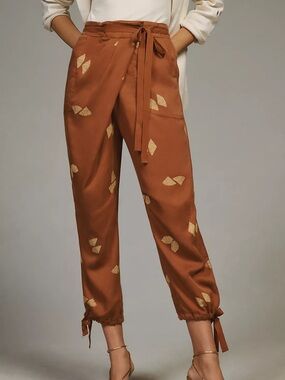 Anthropologie Pilcro Asymmetrical Printed Patterned Harem Pants